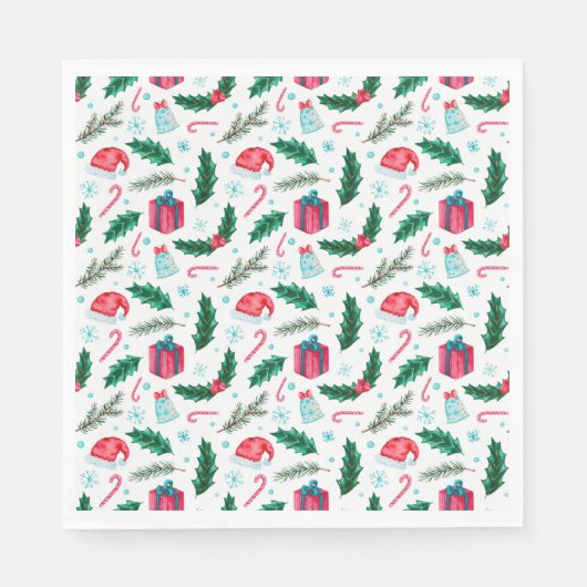 Serviette En Papier Noël (Devant)