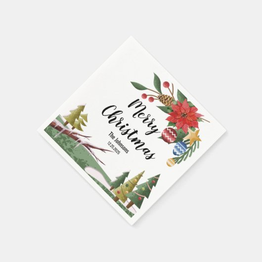 Serviette En Papier Noël (Coin)