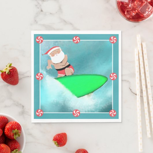 Serviette En Papier Noël (En situation)