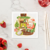 Serviette En Papier Noël (En situation)