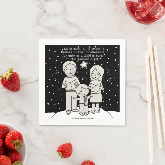 Serviette En Papier Noël (En situation)