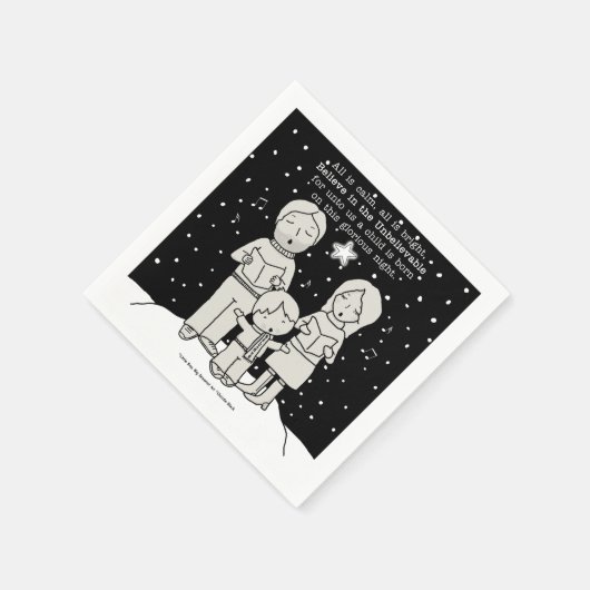 Serviette En Papier Noël (Coin)