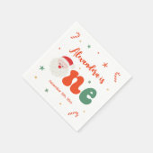 Serviette En Papier Noël 1er anniversaire fête (Coin)
