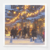 Serviette En Papier Noël à l'ancienne (Devant)