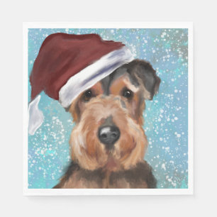 SERVIETTE EN PAPIER NOËL AIREDALE