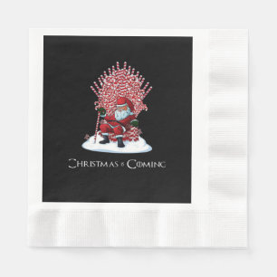 Serviette En Papier Noël arrive