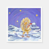 Serviette En Papier Noël au poulet (Devant)