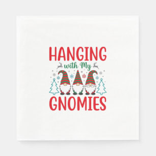 Serviette En Papier Noël avec mes gnomes Gnome de Noël