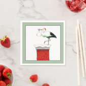 Serviette En Papier Noël Baby shower décembre (En situation)