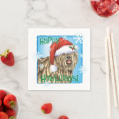 Serviette En Papier Noël Bergamasco (En situation)