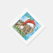 Serviette En Papier Noël Bergamasco (Coin)