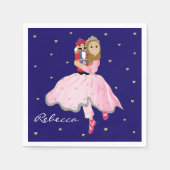 Serviette En Papier Noël Brown Ballerina Clara Plaque de papier (Devant)