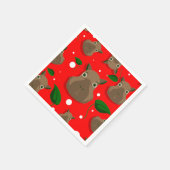 Serviette En Papier noël capybara (Coin)