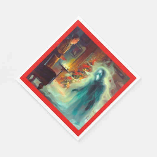 Serviette En Papier Noël Carol Fantôme de Noël Futur (Coin)