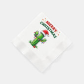 Serviette En Papier Noël Casquette de Cactus Noël (Coin)