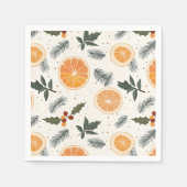 Serviette En Papier Noël Citrus Hygge (Devant)