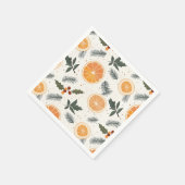 Serviette En Papier Noël Citrus Hygge (Coin)