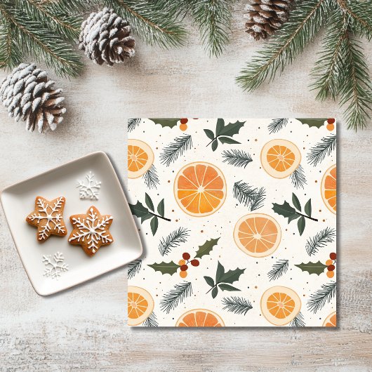 Serviette En Papier Noël Citrus Hygge