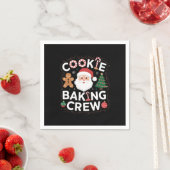 Serviette En Papier Noël Cookie Baking Crew Famille Noël (En situation)