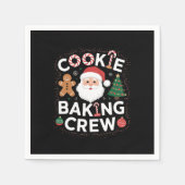 Serviette En Papier Noël Cookie Baking Crew Famille Noël (Devant)