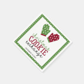 Serviette En Papier Noël Cookie Exchange Fête Fête Four Mitts (Coin)