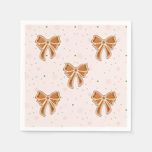 Serviette En Papier Noël Cookies (Devant)