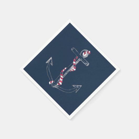 Serviette En Papier Noël côtier - serviettes (Coin)