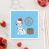Serviette En Papier Noël Dalmatien & cadeaux serviettes en papier! (En situation)