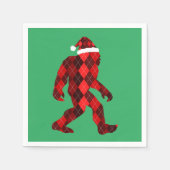 Serviette En Papier Noël de Bigfoot - Noël drôle (Devant)