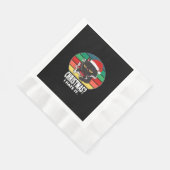 Serviette En Papier Noël de chat (Coin)