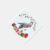Serviette En Papier Noël de Dinosaur (Coin)