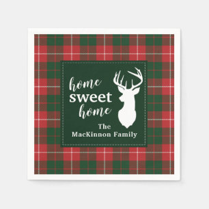 Serviette En Papier Noël de la famille douce MacKinnon Tartan