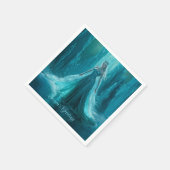 Serviette En Papier Noël de la reine des glaces magiques (Coin)