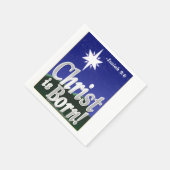 Serviette En Papier Noël de la saison de Jésus (Coin)