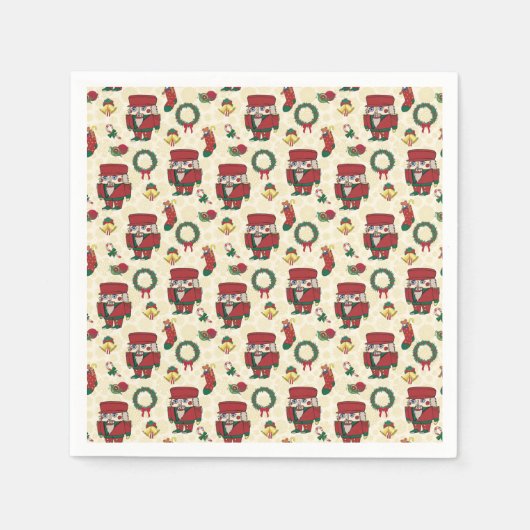 Serviette En Papier Noël de Nutcracker (Devant)