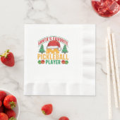 Serviette En Papier Noël de Pickball (En situation)