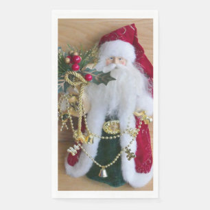 SERVIETTE EN PAPIER NOËL DÉCORATIF PÈRE NOËL