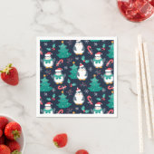 Serviette En Papier Noël drôle (En situation)