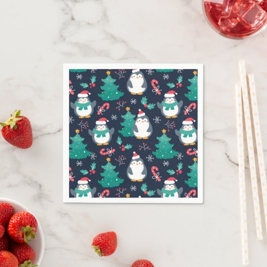 Serviette En Papier Noël drôle (En situation)