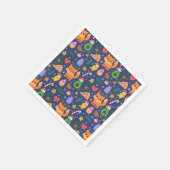 Serviette En Papier Noël drôle (Coin)