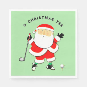Serviette En Papier Noël du golf