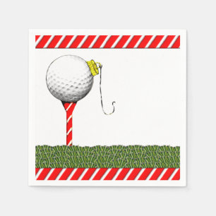 Serviette En Papier Noël du golf