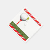 Serviette En Papier Noël du golf (Coin)