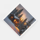Serviette En Papier Noël du pays (Coin)