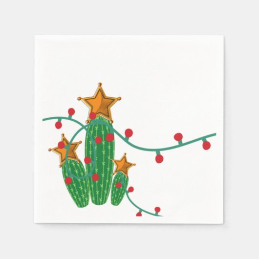 Serviette En Papier Noël du sud-ouest (Devant)