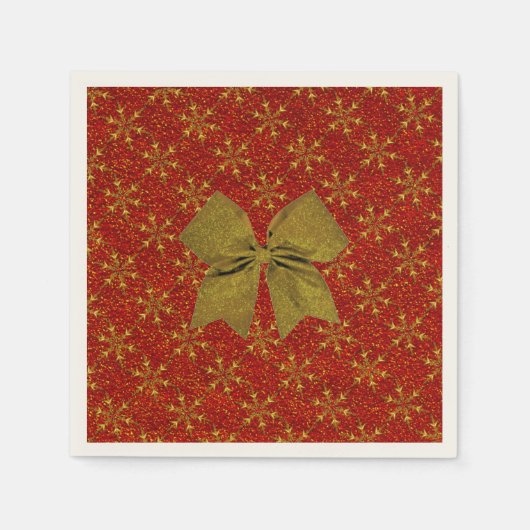 Serviette En Papier Noël éclatant (Devant)