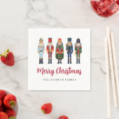 Serviette En Papier Noël Elegant Nutcracker (En situation)