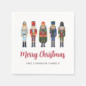 Serviette En Papier Noël Elegant Nutcracker (Devant)