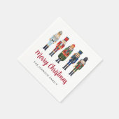 Serviette En Papier Noël Elegant Nutcracker (Coin)