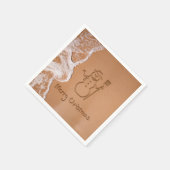 Serviette En Papier Noël en été (Coin)